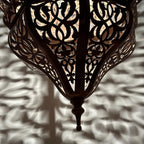 Moroccan Brass Lantern  An Artisanal Pendant Lamp
