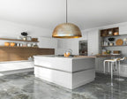 Handmade Hammered Brass Dome Lamp: Kitchen Island Lighting