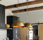 Brass Dome Pendant Lamp Ceiling Light