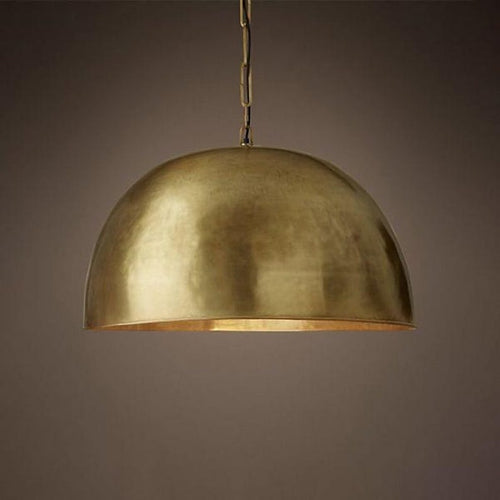 Brass Dome Pendant Lamp Ceiling Light