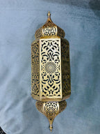Set of 3 Handmade Moroccan Brass Wall Sconce Copper Finish