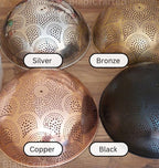 Flush Ceiling Light Handcrafted Moroccan Brass Lighting