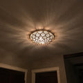 Flush Ceiling Light Handcrafted Moroccan Brass Lighting
