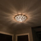 Flush Ceiling Light Handcrafted Moroccan Brass Lighting