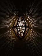 Moroccan Brass Wall Sconce Diamond Shape