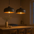 Patina Dome Pendant Light Brass Farmhouse Kitchen Lighting