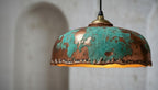 Handmade Verdigris Patina Copper Pendant Light