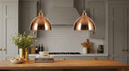 Hand Hammered Copper Dome Pendant Light
