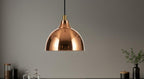 Hand Hammered Copper Dome Pendant Light