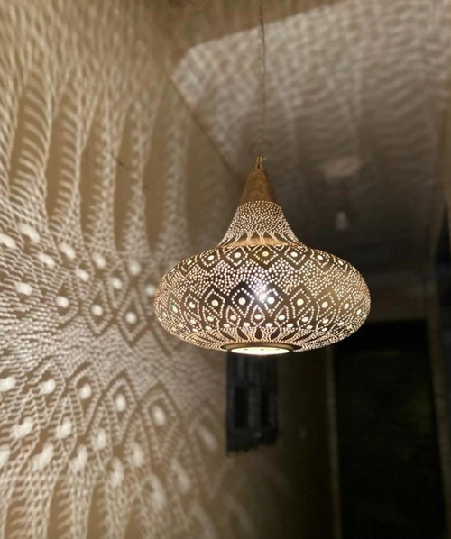 Exquisite Handcrafted Moroccan Brass Pendant Light | Perfect Pendant Lighting for Home Décor