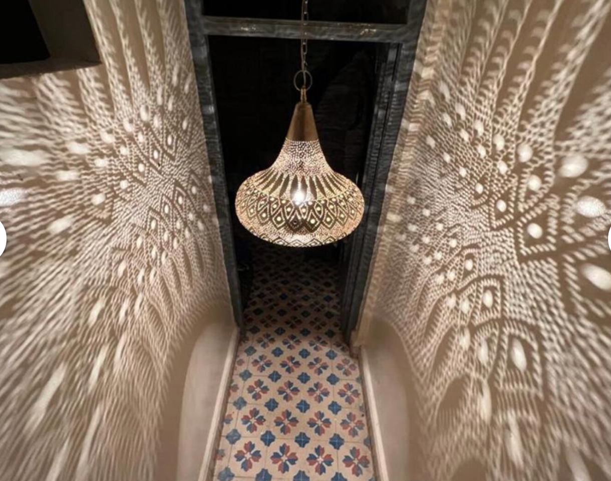 Exquisite Handcrafted Moroccan Brass Pendant Light | Perfect Pendant Lighting for Home Décor