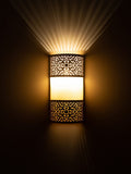 Luxurious Moroccan Wall Lamp - 100% Handmade Antique Brass Wall Sconce for Elegant Lighting