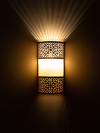 Luxurious Moroccan Wall Lamp - 100% Handmade Antique Brass Wall Sconce for Elegant Lighting
